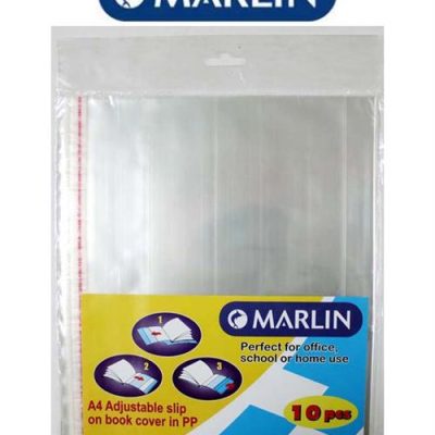Marlin A4 Slipon Plastic Book Covers 50 micron