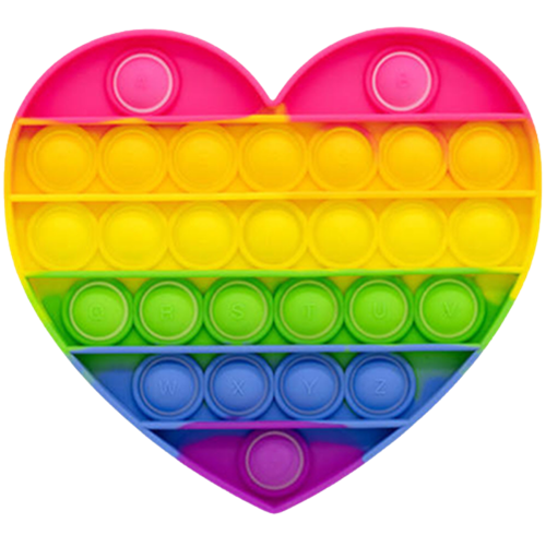 Sceedo Pop It Bubble Heart Fidget