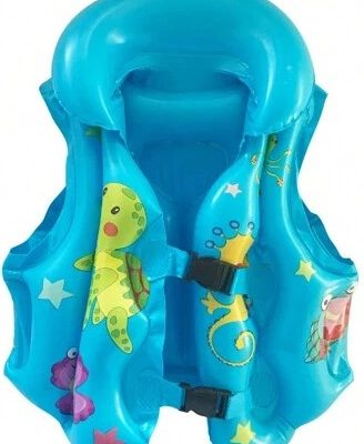 Casey Kids Small Inflatable Swimming Vest Blue