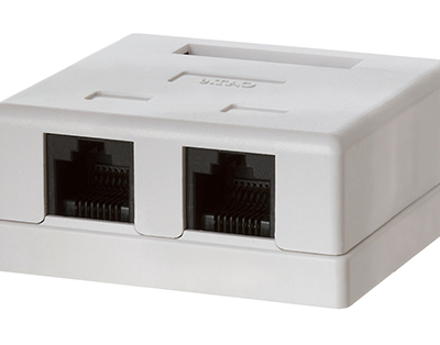 Netix RJ45 Double Surface Mount Box 29-0020A