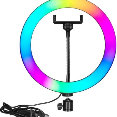 Nesty 12 Inch Multipurpose USB Powered Selfie RGB LED Ring