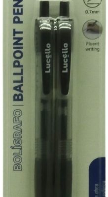 Artwell 2 Pack Ballpoint Black Pens