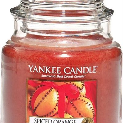 Yankee Candle Spiced Orange Medium Jar Retail Box No