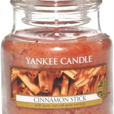 Yankee Candle Cinammon Stick Small Jar Retail Box No