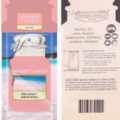 Yankee Candle Pink Sands Card Jar