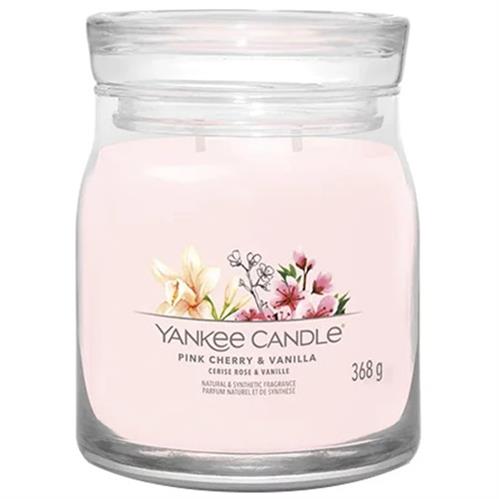 Yankee Candle Signature Collection Pink Cherry Vanilla Medium Jar