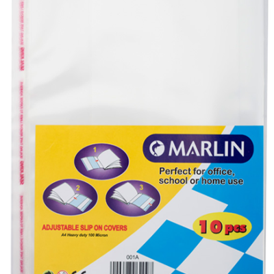 Marlin A4 Slipon Plastic Book Covers