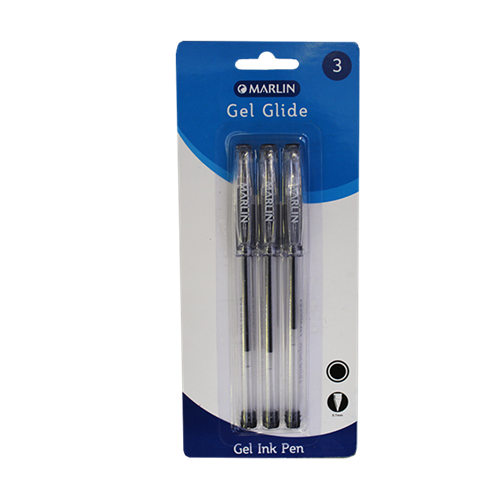 Marlin Gel Glide Gel Ink Pens Black