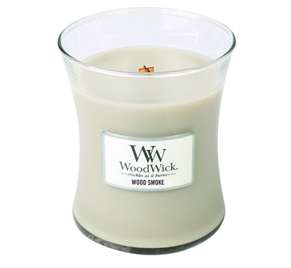 Woodwick Wood Smoke Candle Medium Jar Retail Box No warranty