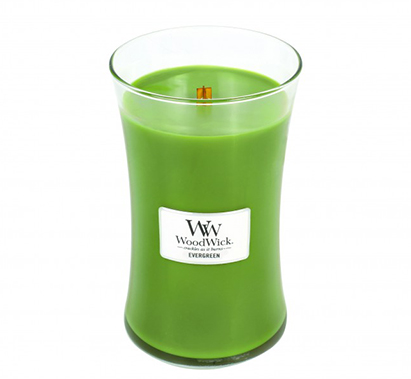 Woodwick Evergreen Large Candle Jar
