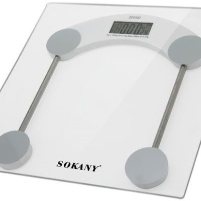 Sokany 180KG Bathroom Digital Glass Scale