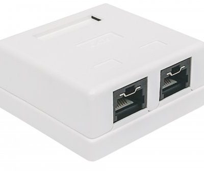 Intellinet Locking Cat6 UTP Mount Box