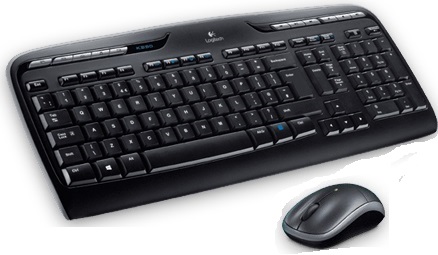 Logitech Black MK330 Cordless Keyboard & Mouse Combo