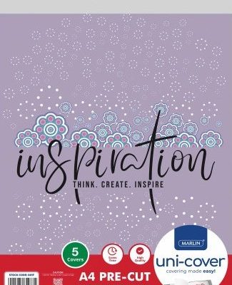 Marlin A4 Inspiration PreCut 5 Pack Book Cover