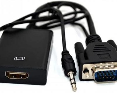 GIZZU 1080P VGA to HDMI Adapter with Audio