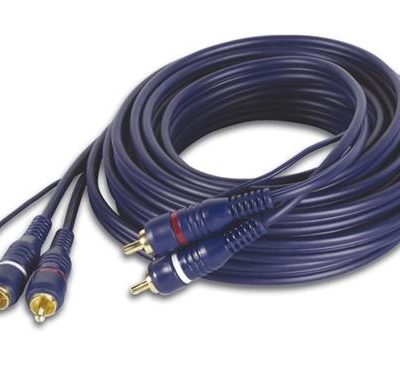 Geeko Purple 2 X RCA Male to Male Audio Cable