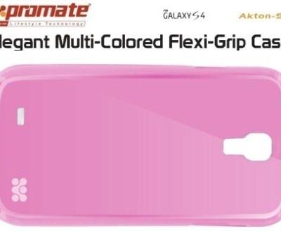 Promate Pink Akton S4-Elegant FlexiGrip Case
