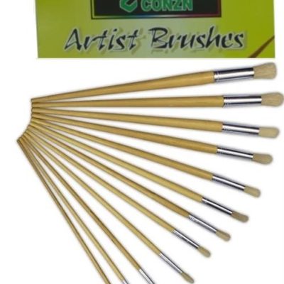 Brainware Artist 12 Nylon Brush Set