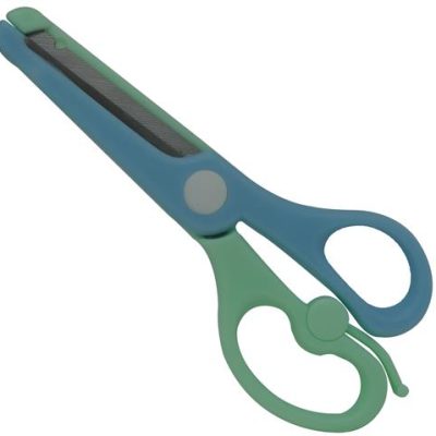 DLOffice Kiddies Multi Use Blunt Nose Plastic Scissors