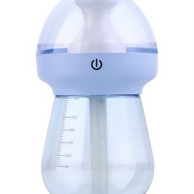 CaseyMilk Blue Feeding Bottle Shaped Multifunctional Portable