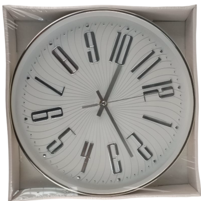Casey Wall Clock Silver