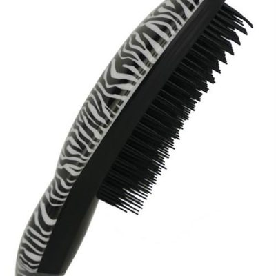 Prescott Finishing Hairbrush Zebra Strip Colour