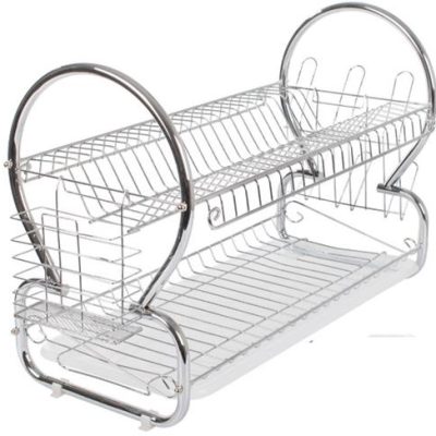 Casey 2 Layer 40cm Stainless Steel Medium Dish Rack