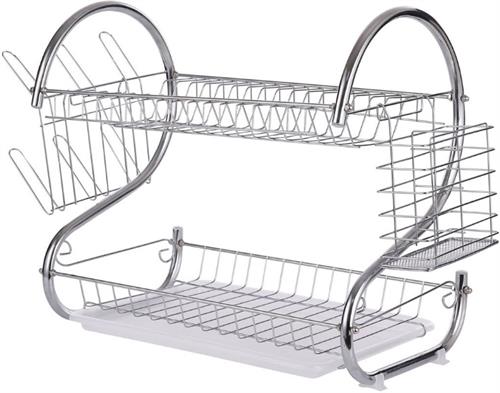 Casey 2-Layer 38cm Stainless Steel Dish Rack