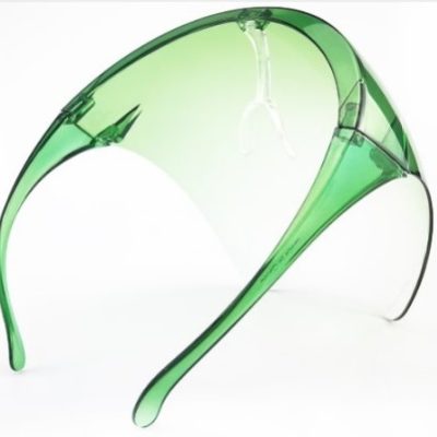 Casey Protective Faceshield Glasses Mask - Green