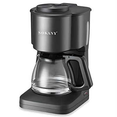 Sokany 600ml Black Coffee Maker