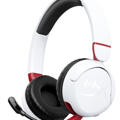 HP HyperX Cloud Mini Wireless White And Red Headset with Microphone