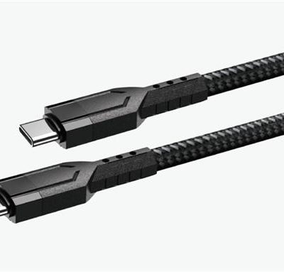 Ezra TypeC to TypeC Pd60w 1meter Fast Charge Black Braided