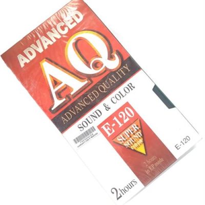 Geeko E-120AQ Blank 2 Hour VHS Format Video Cassette