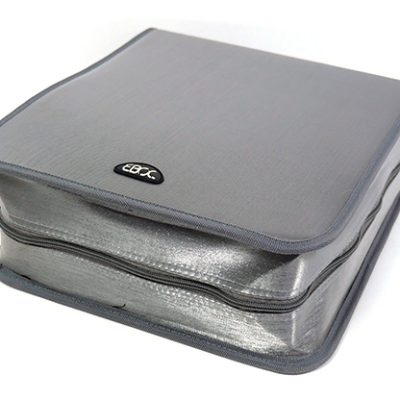 Ebox 240pcs Cd Holder Sparkling Grey