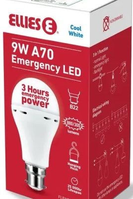 Ellies 9W Emergency LED Bulb B22