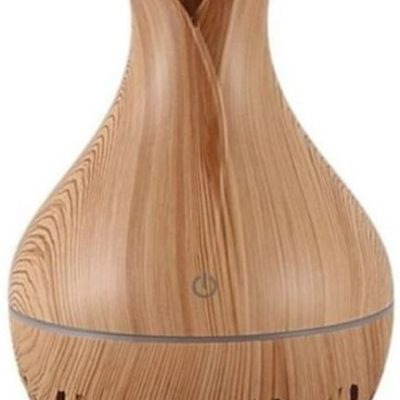 Casey Ultrasonic Aroma Humidifier Light Hollow Wood Grain