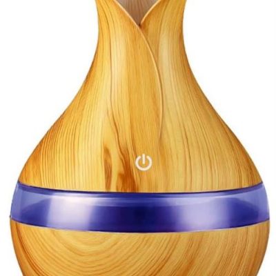 Casey Ultrasonic Aroma Portable Humidifier Light Wood Grain