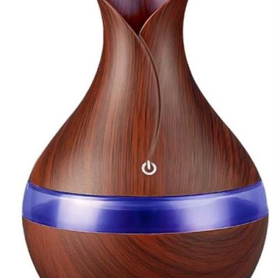 Casey Ultrasonic Aroma Portable Humidifier Dark Wood Grain