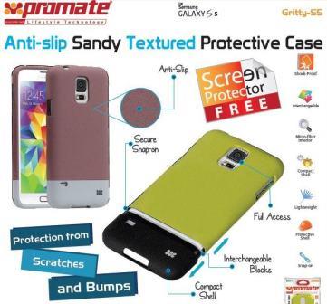 Promate Maroon Gritty S5 Anti-slip sandy