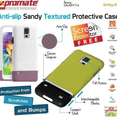 Promate White Gritty S5 Anti-slip sandy