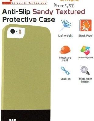 Promate Green Gritty iPhone 5 Anti-Slip protective case