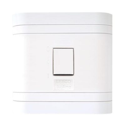 Lesco 50A 2 Pole Flush Isolator Switch