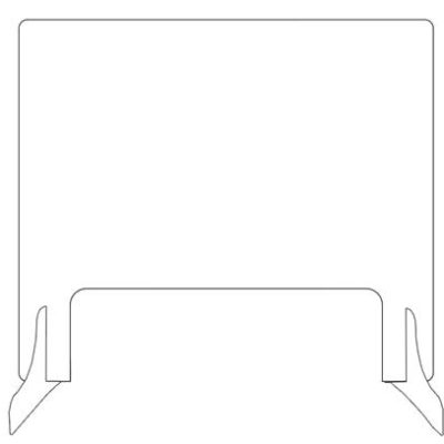 Casey Self Supporting Protective Transparent Barrier