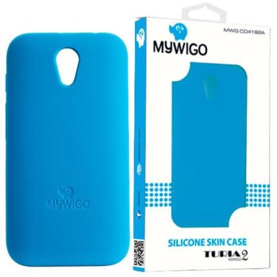 MyWiGo CO4192A Silicon blue bumper for MyWigo Turia 2
