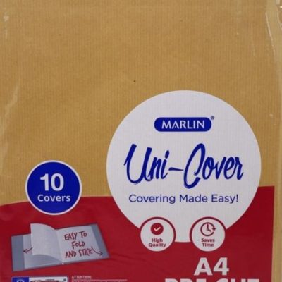 Marlin Kids A4 Precut Book Covers Brown Kraft