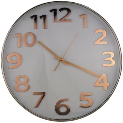 Casey Wall Clock Rose Gold