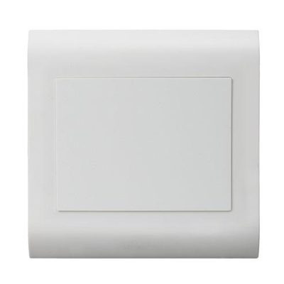 Lesco White Pipelli Blank Cover Plate