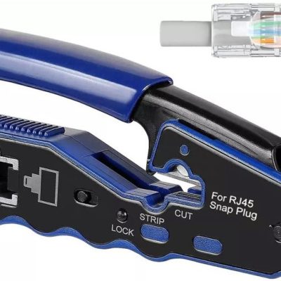 Netix RJ45 Pass Through Hole Cable Crimper