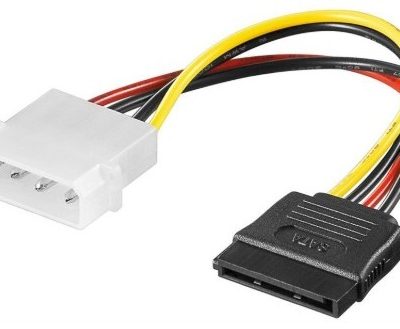 UniQue SATA Male to 4 Pin Female Molex Adapter