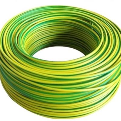 Solarix 6mm2 Yellow 7 Green Earth Wire 100 Metre Roll